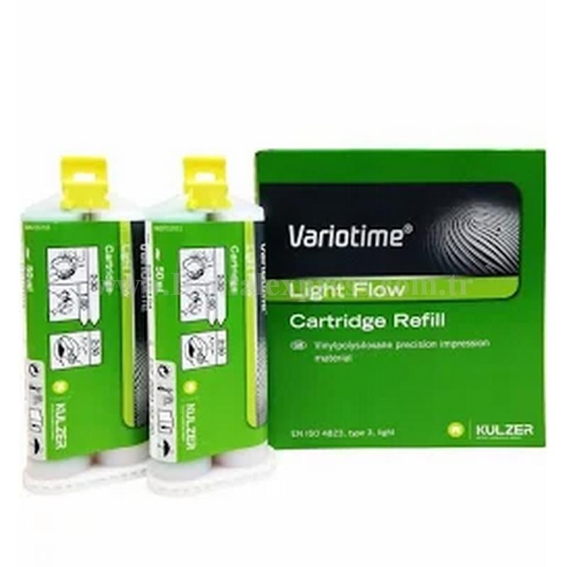 Kulzer Variotime Light Flow Refil A Silikon II. Ölçü Materyali