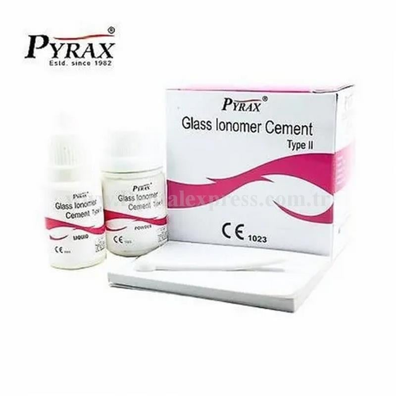 Pyrax Polymars Cam İonomer Yapıştırma Simanı Type II