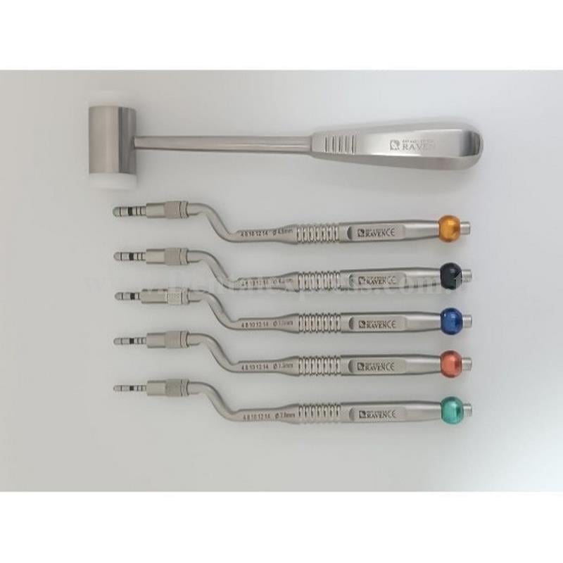 Raven Dental Dış Bükey Osteotom Seti