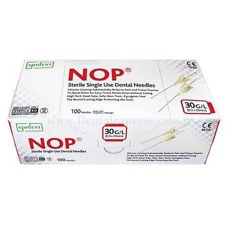 Spident NOP Karpül İğnesi 30G S0.3 x 16 mm 100 Adet