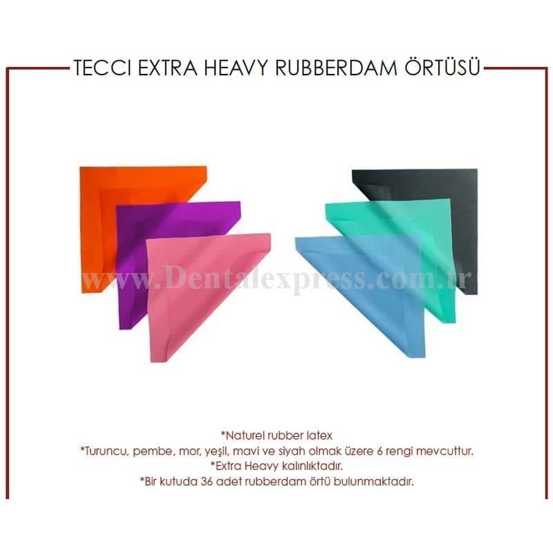 Tecci Rubber Dam Örtü – Extra Extra Heavy