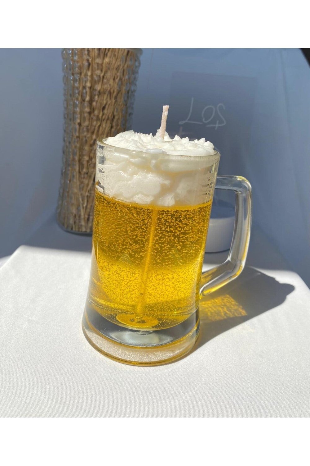 Bira Görünümlü Jel Mum