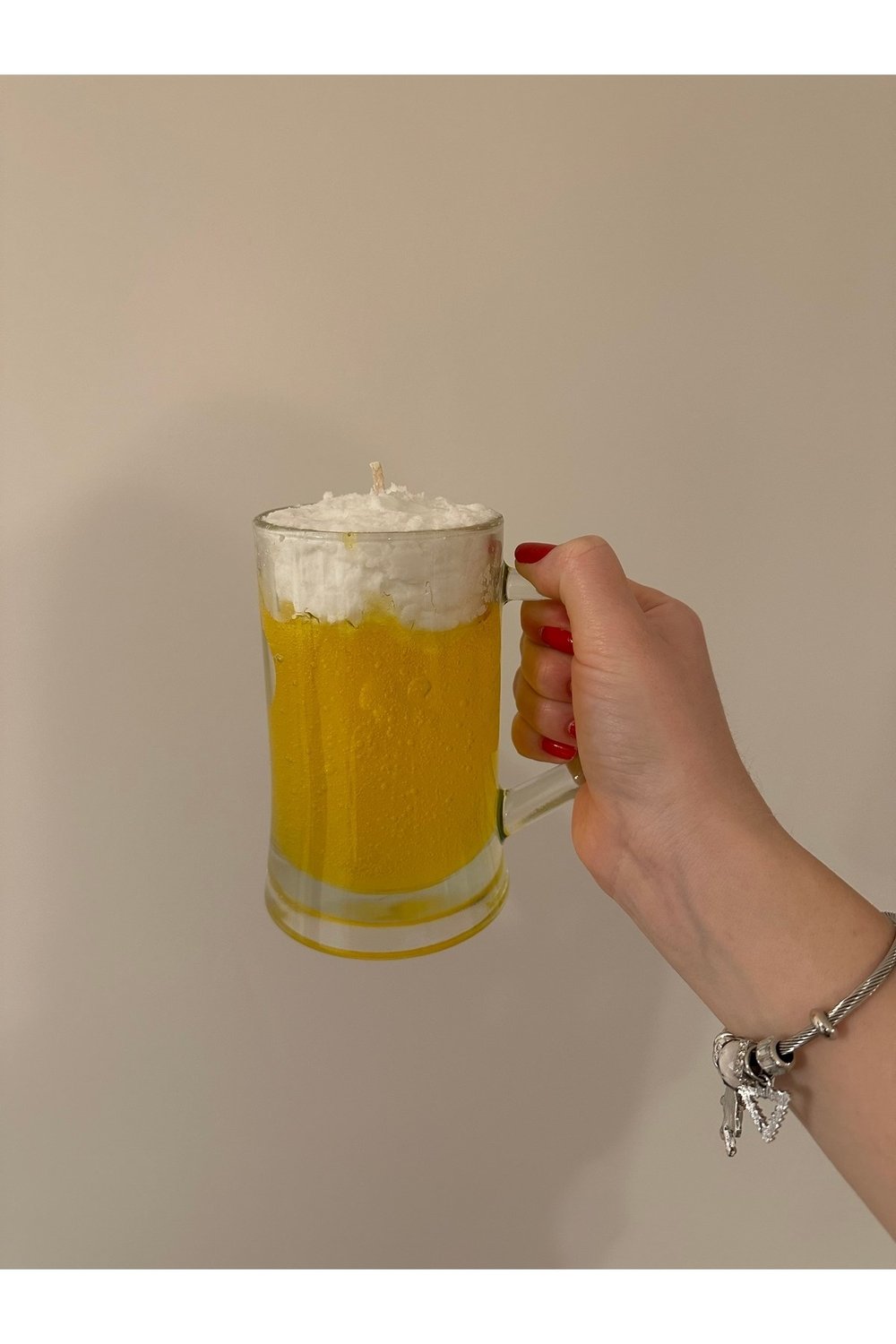 Bira Görünümlü Jel Mum