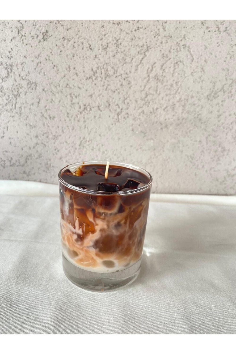 Buzlu Kahve İce Latte Mum Kahve Kokulu Bardak Mum