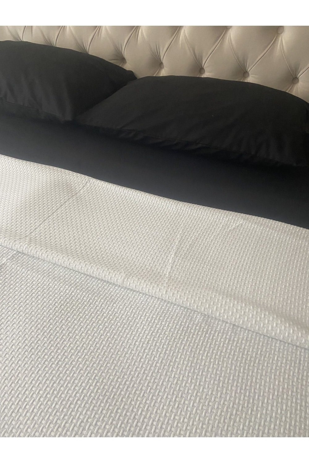 Çift Kişilik Pike %100 Pamuklu Lastikli Çarşaf Yastık Kılıfı Takım 4 Parça