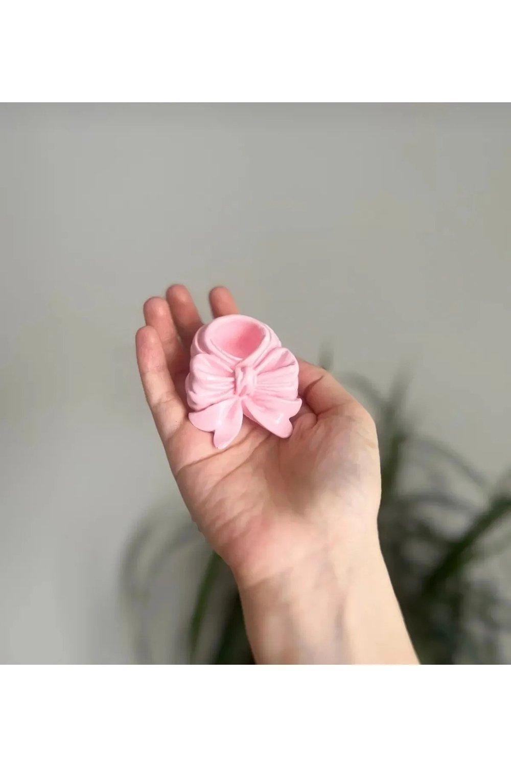 Pembe Kurdele , Fiyonk Şeklinde Şamdan , Mumluk