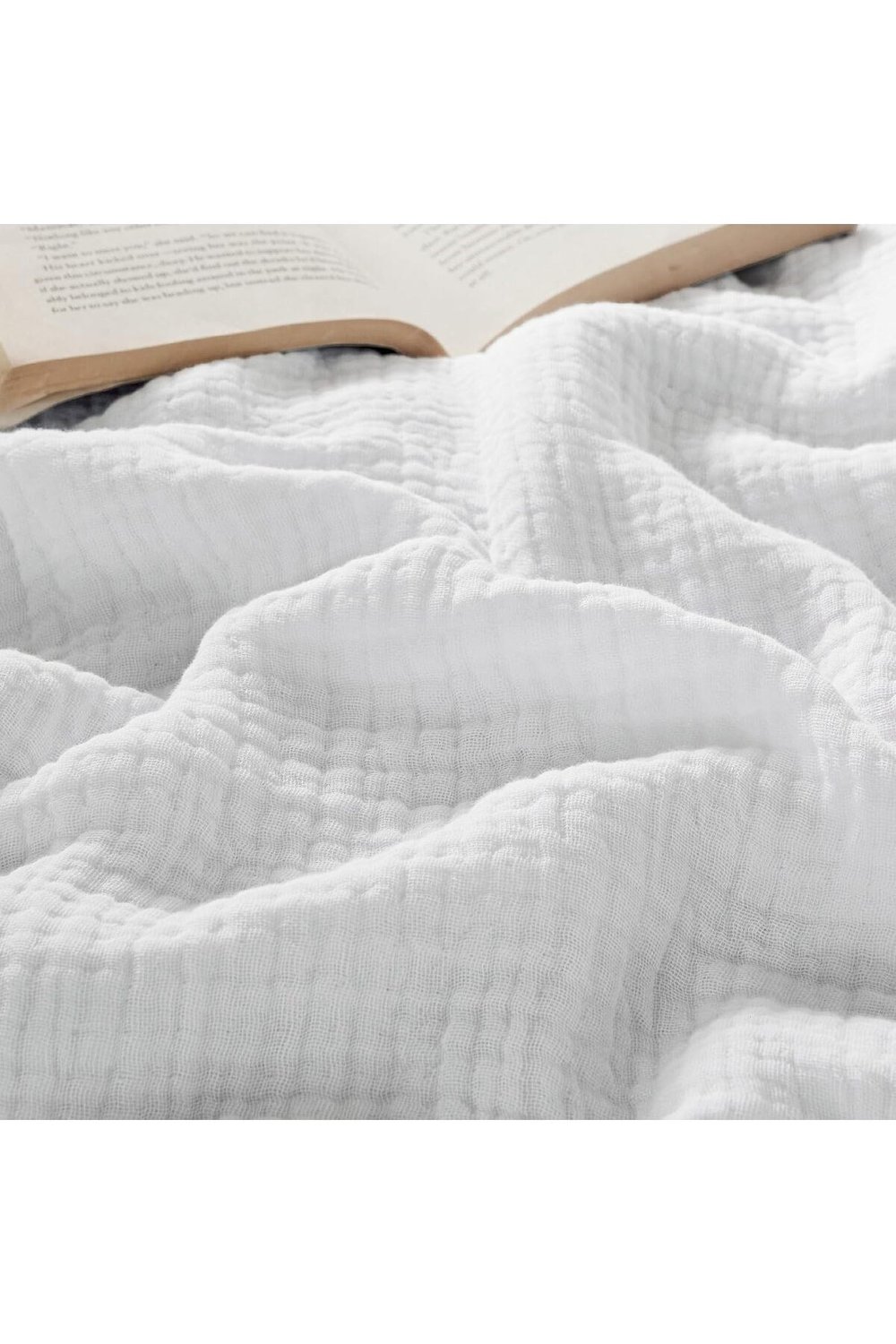 Yatak, Koltuk, Giyim, Bebekler için %100 Pamuklu 4 Katlı Muslin Bezi , Yumuşak 1 Mt x 3mt
