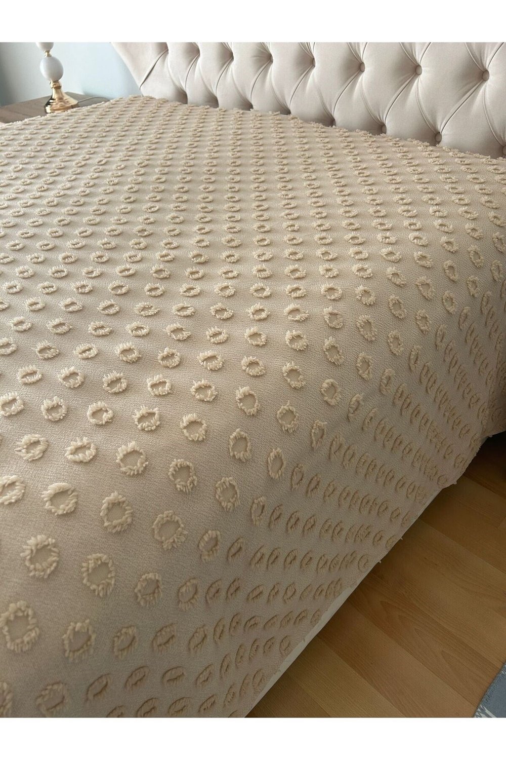 Zeren Model Model Çift Kişilik Pamuklu Pike & Yatak Örtüsü 240 x 260