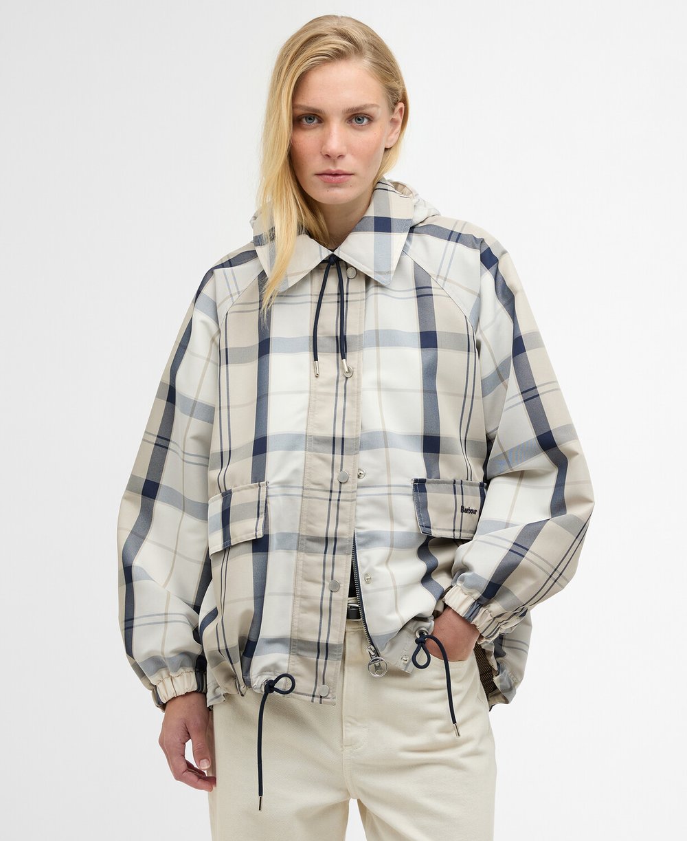Barbour Ballina Check Showerproof Ceket