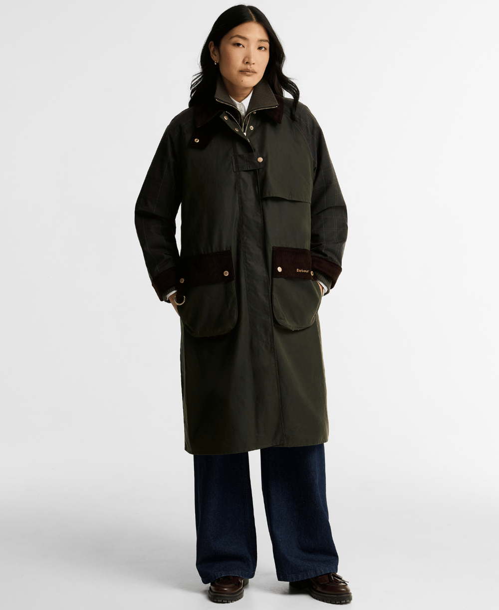 Barbour Checked Kirklees Yağlı Ceket
