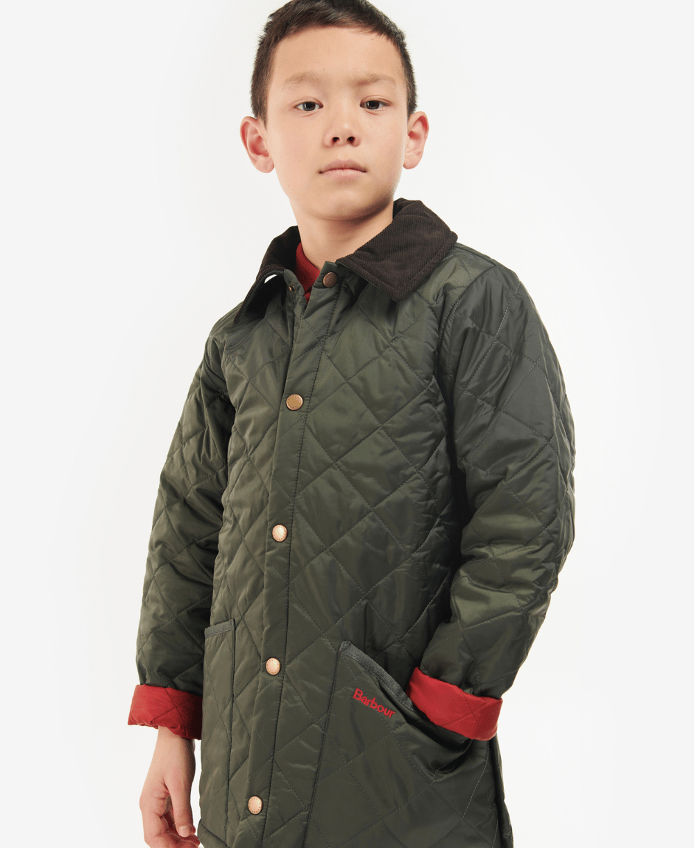 Barbour Erkek Çocuk Liddesdale Kapitone Ceket