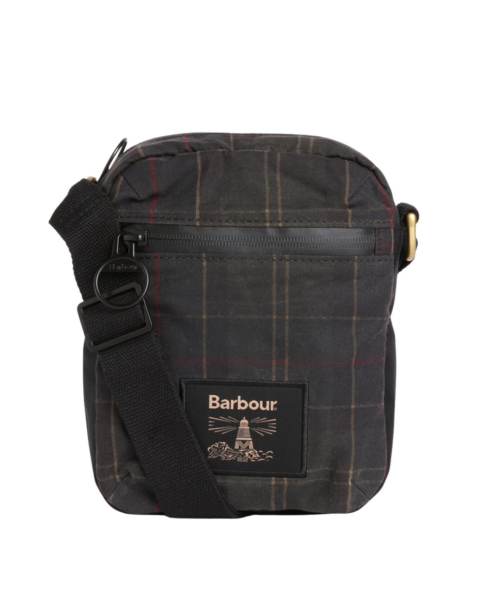 Barbour Field Tartan Yağlı Çapraz Çanta