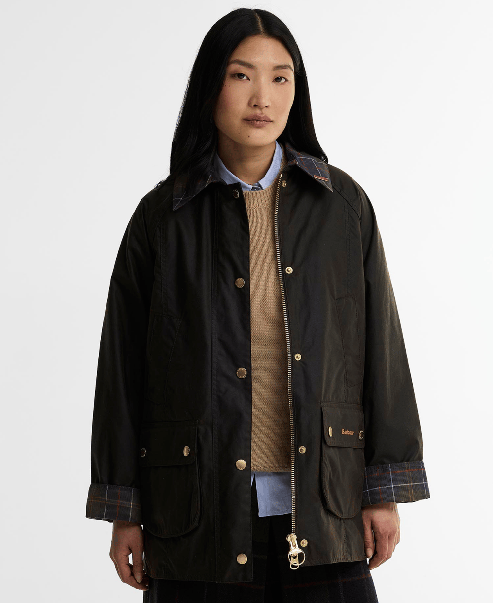 Barbour Icons Tartan Modern Beadnell Yağlı Ceket