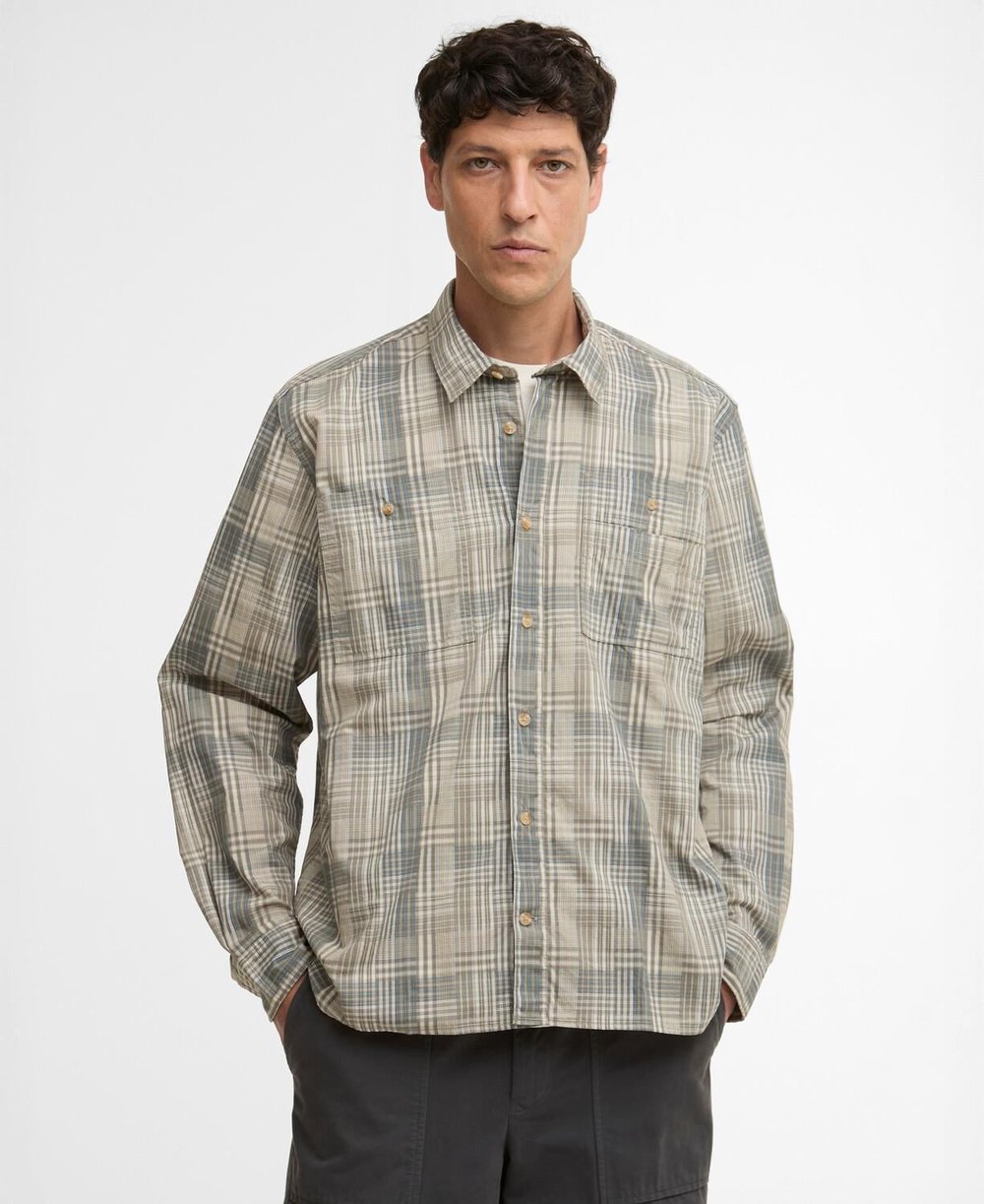 Barbour Maxwell Checked Patch L/S Relaxed Gömlek