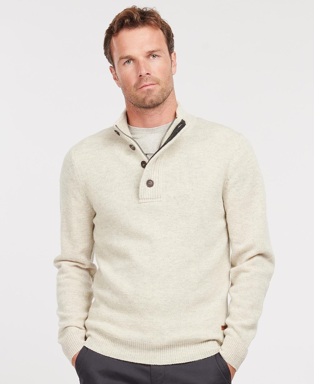 Barbour Patch Half Zip Kazak