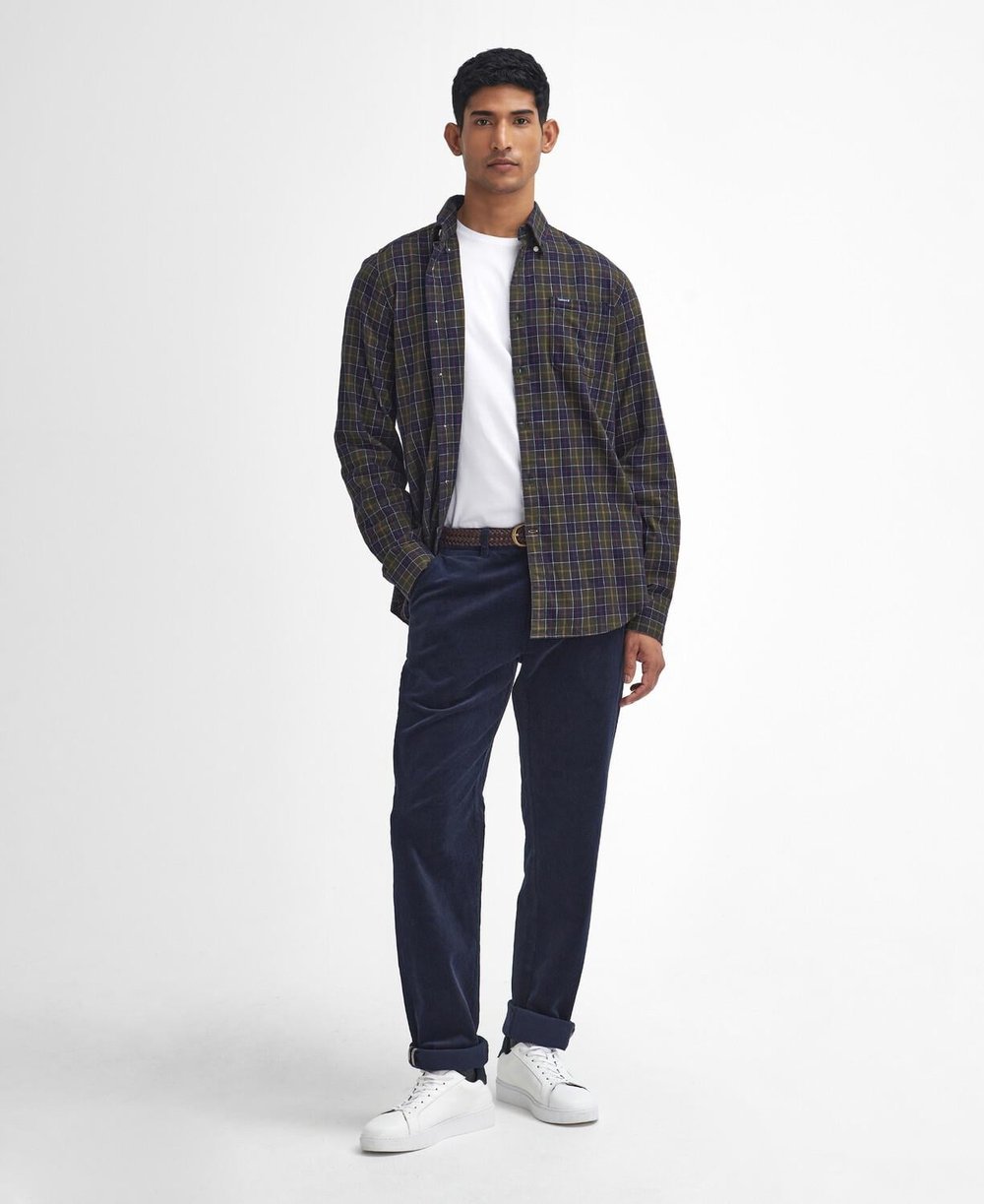 Barbour Stretch Cord Dar Kesim Pantolon