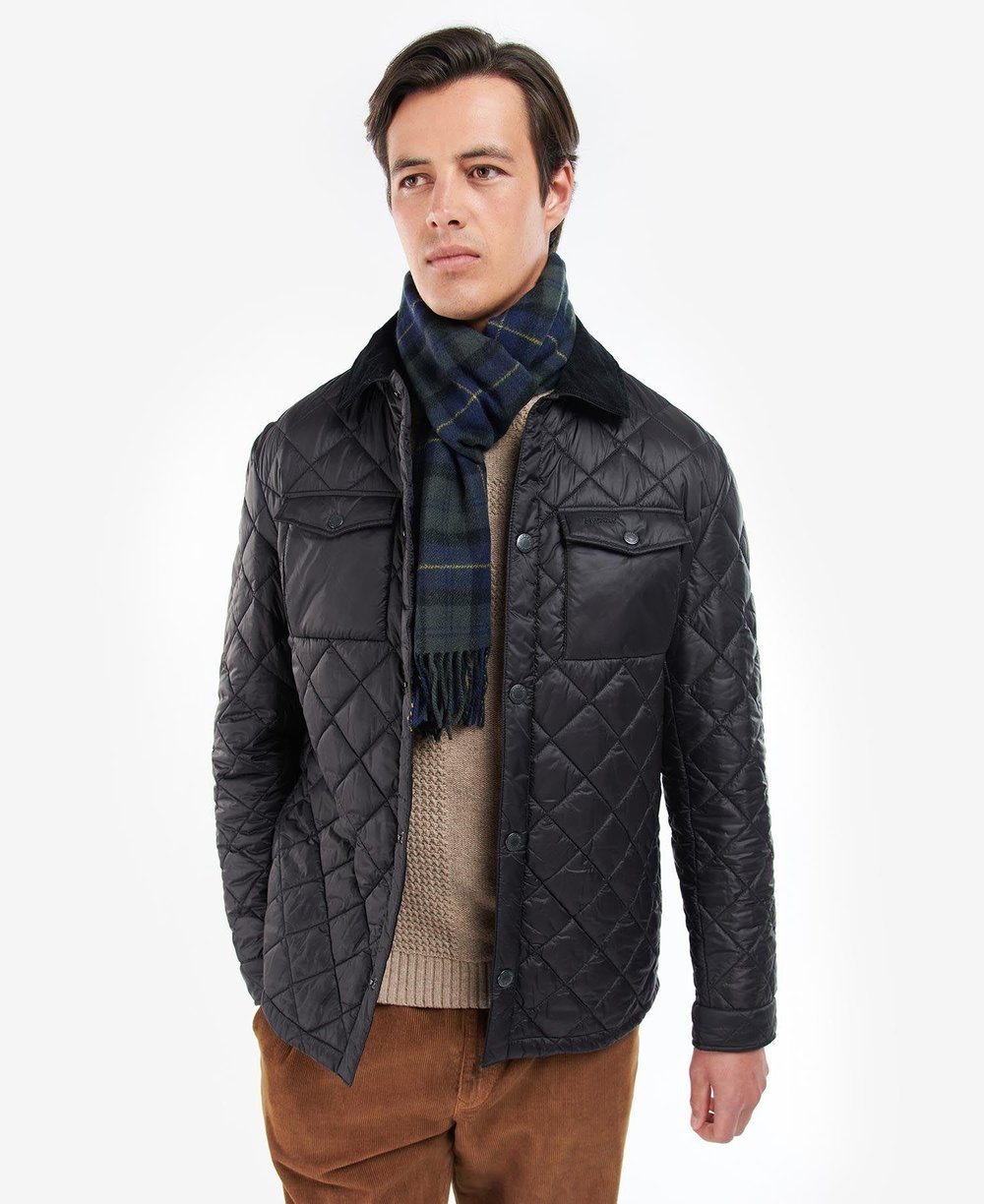 Barbour Unisex Tartan Yün Atkı (%100 Lambswool)