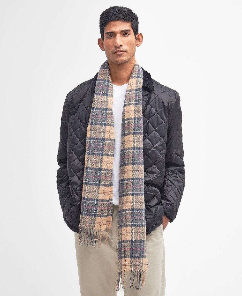 Barbour Unisex Tartan Yün Atkı (%100 Lambswool)