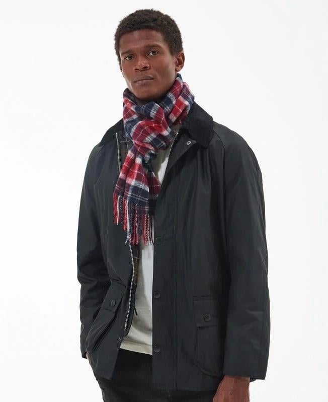 Barbour Unisex Tartan Yün Atkı (%100 Lambswool)