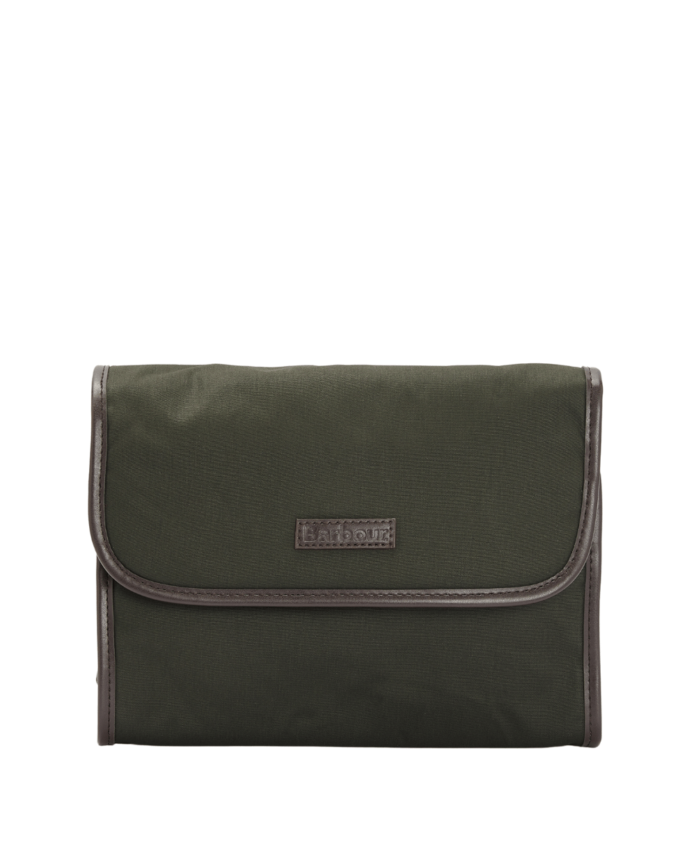Barbour Wax Hanging Washbag Organizer