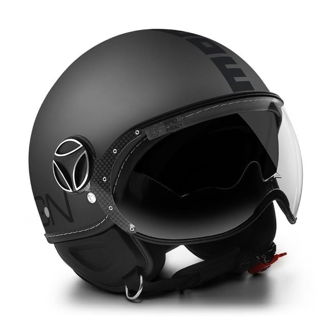 MOMODESİNG FGTR EVO MONO MATT TİTANİUM FROST BLACK AÇIK KASK