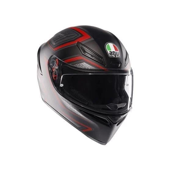 AGV KASK K1 S SLING MATT BLACK RED KASK