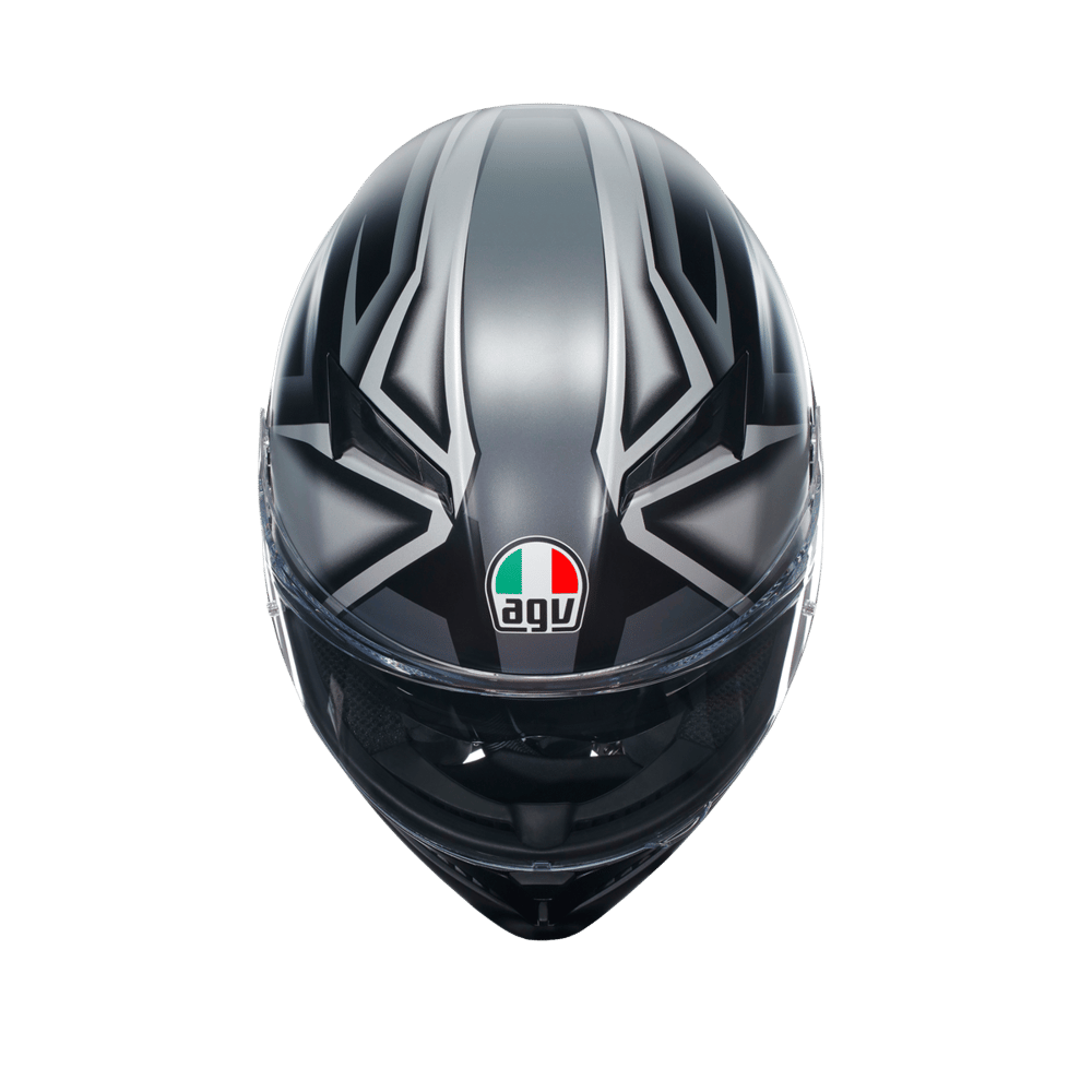 AGV KASK K3 COMPOUND MAT BLACK GREY
