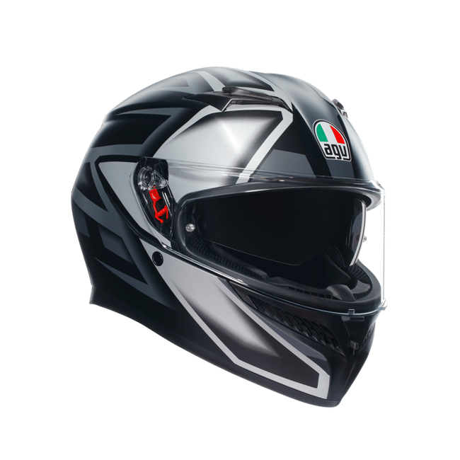 AGV KASK K3 COMPOUND MAT BLACK GREY