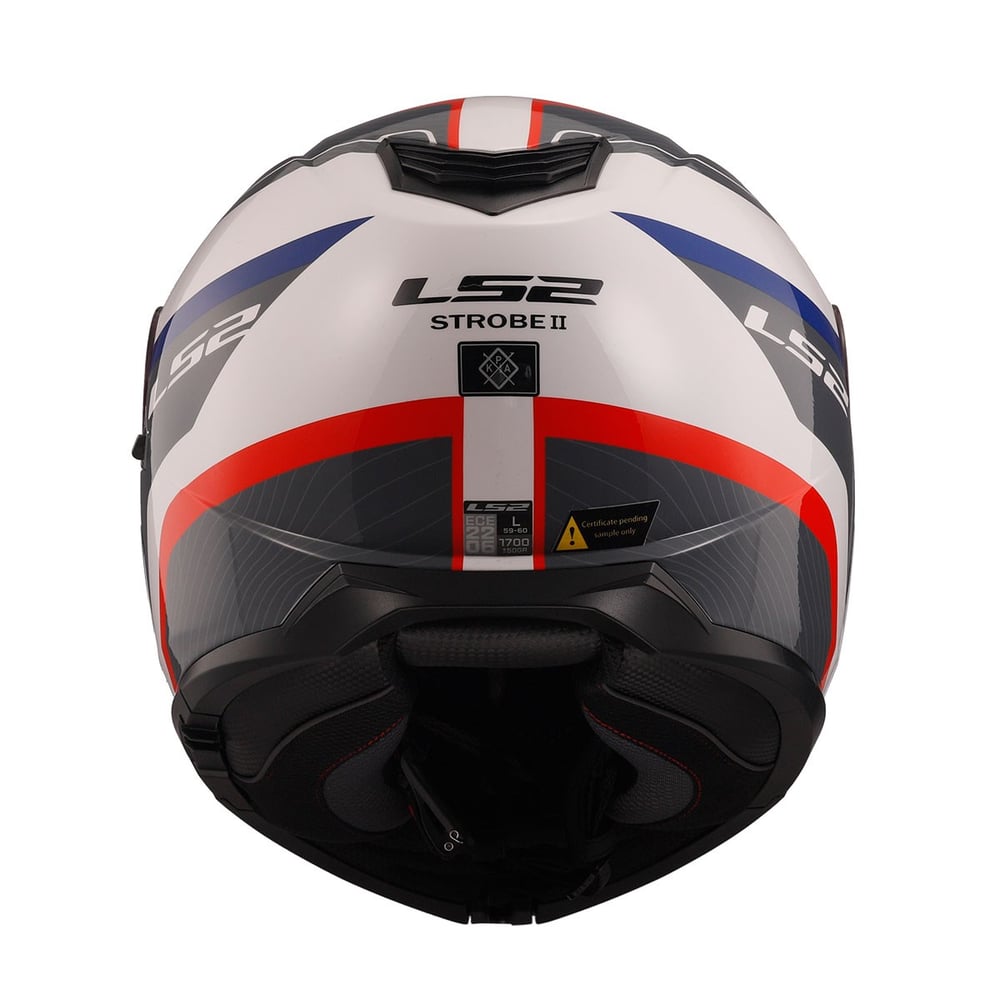 LS2 STROBE 2 MONZA SİYAH-BEYAZ-KIRMIZI KASK