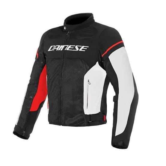 DAINESE AIR FRAME D1 TEX  BLACK WHITE RED CEKET