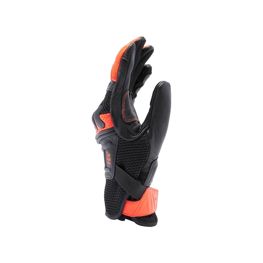 DAINESE ELD/X-RIDE 2 TEK CLOVES BLACK RED FLUO