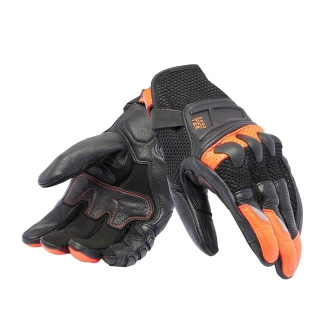 DAINESE ELD/X-RIDE 2 TEK CLOVES BLACK RED FLUO