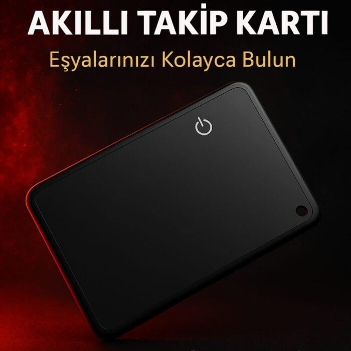 KNMASTER KNTAG 1C – ULTRA İNCE AKILLI TAKİP KARTI (CÜZDAN BULUCU)