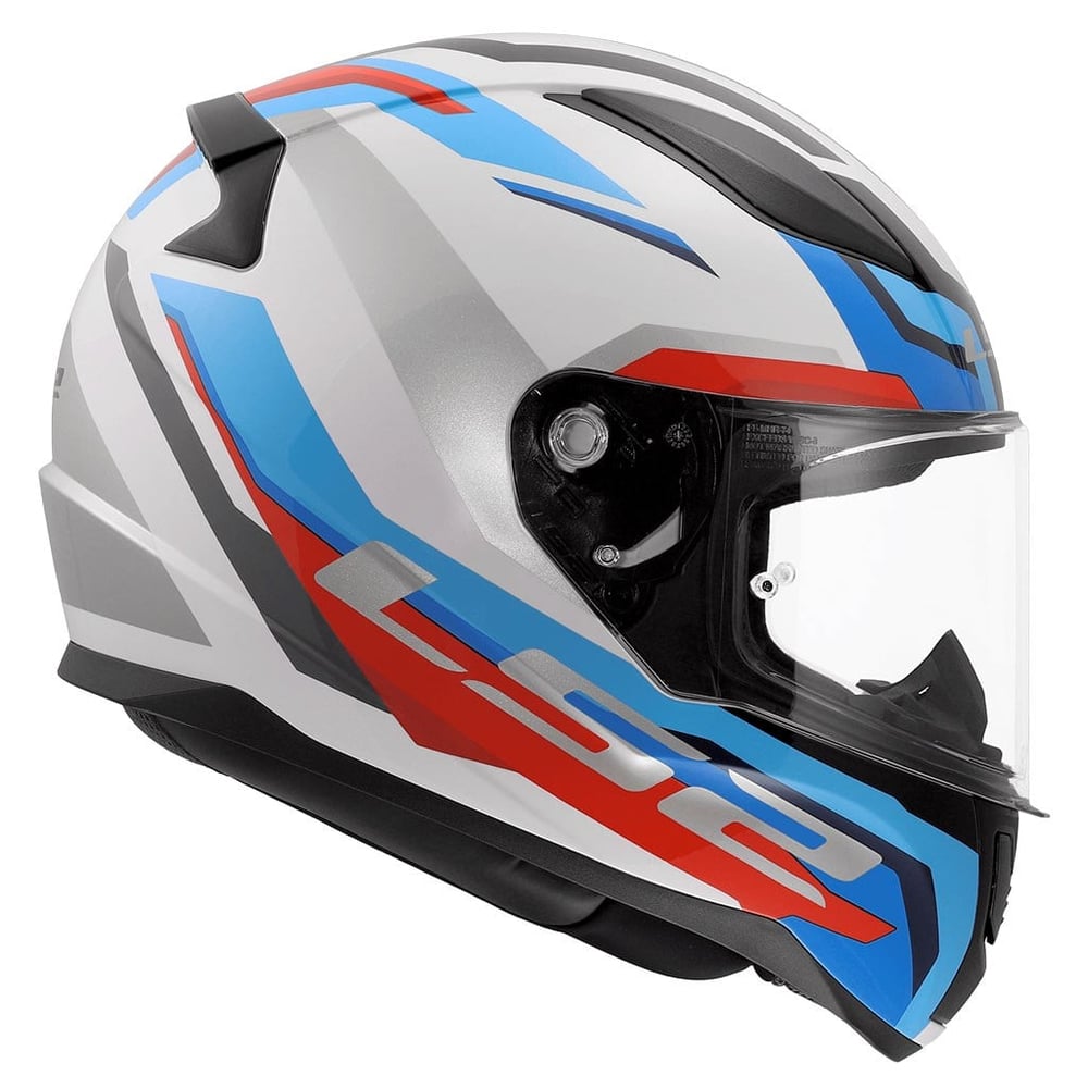 LS2 RAPID 2 HYPER BEYAZ-MAVİ-KIRMIZI KASK