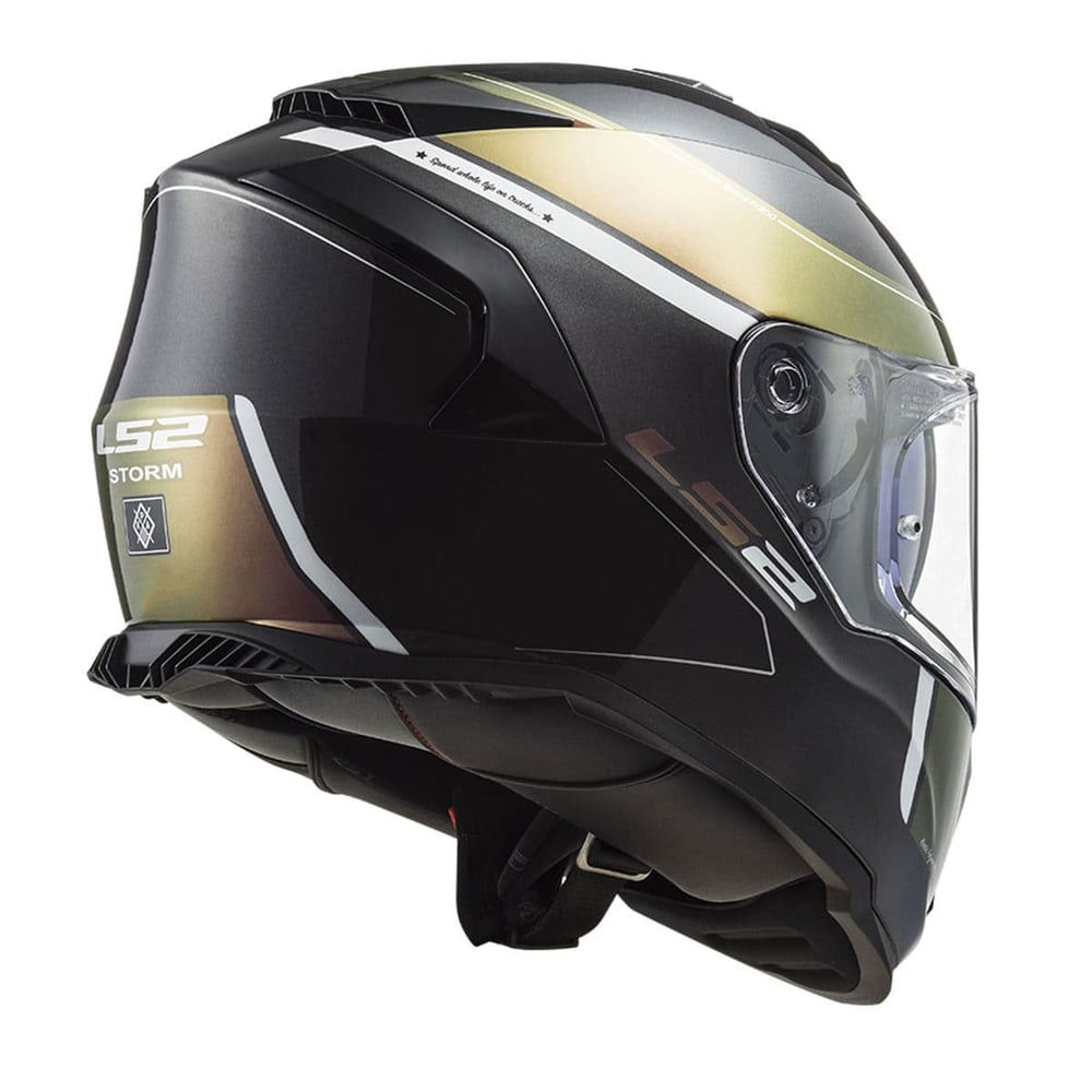 LS2 STORM 2 VELVET MAT SİYAH-GÖKKUŞAĞI KASK