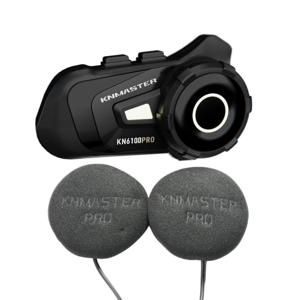 KNMASTER KN6100 PRO CARBON SİYAH İNTERKOM