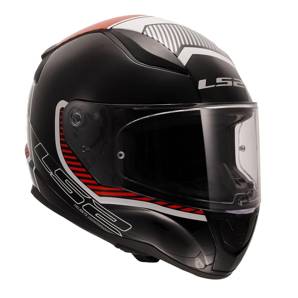 LS2 RAPID 2 EXTRA BEYAZ-KIRMIZI