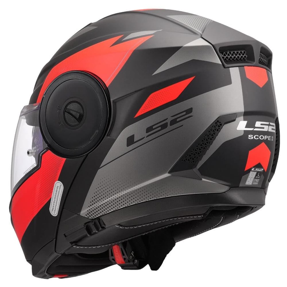 LS2 SCOPE 2 DURIA MAT BLACK RED