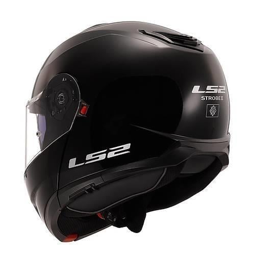 LS2 STROBE 2 PARLAK SİYAH KASK