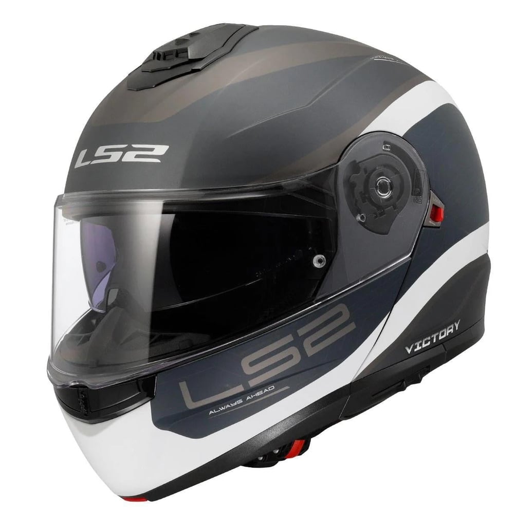 LS2 STROBE 2 VICTORY MAT GRİ BLUE
