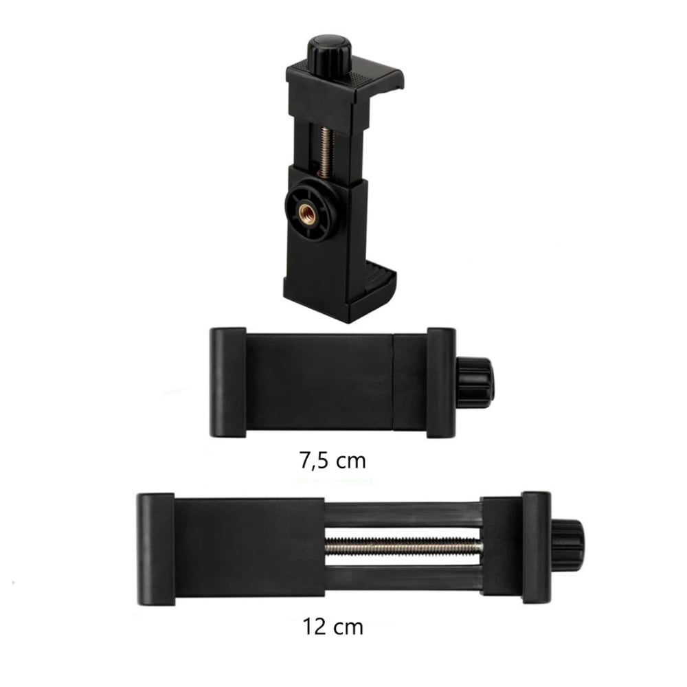 KNMASTER HC-20 | MOTOSİKLET KASK ÇENE TELEFON VE AKSİYON KAMERA TUTUCU (FULL SET)
