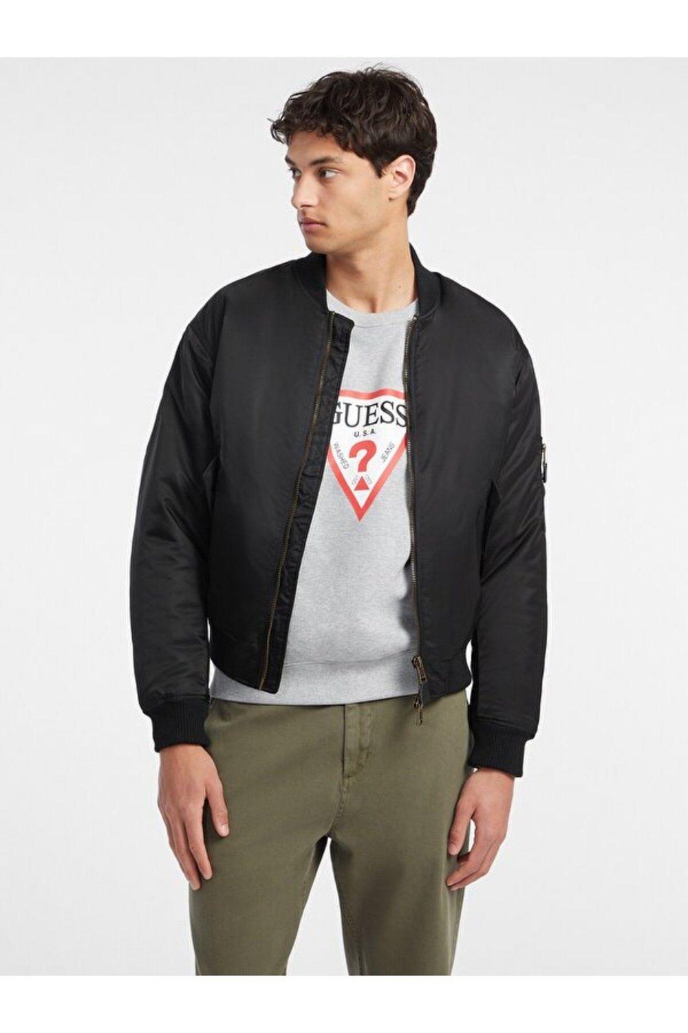 Jeans Erkek Bomber Ceket