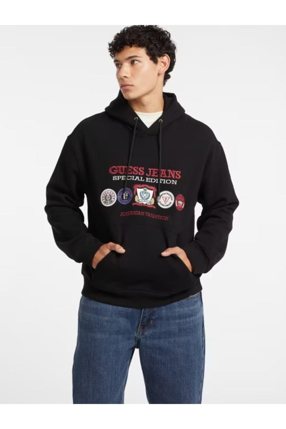 Jeans Marka Logo Baskılı GJ HOOD REG SPEC EDITION SWEATSHIRT