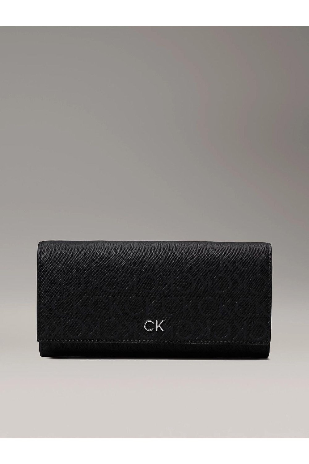 Kadın Logo Baskılı Kumaş Ayarlanabilir Askılı Siyah Cüzdan K60K612424-0GM