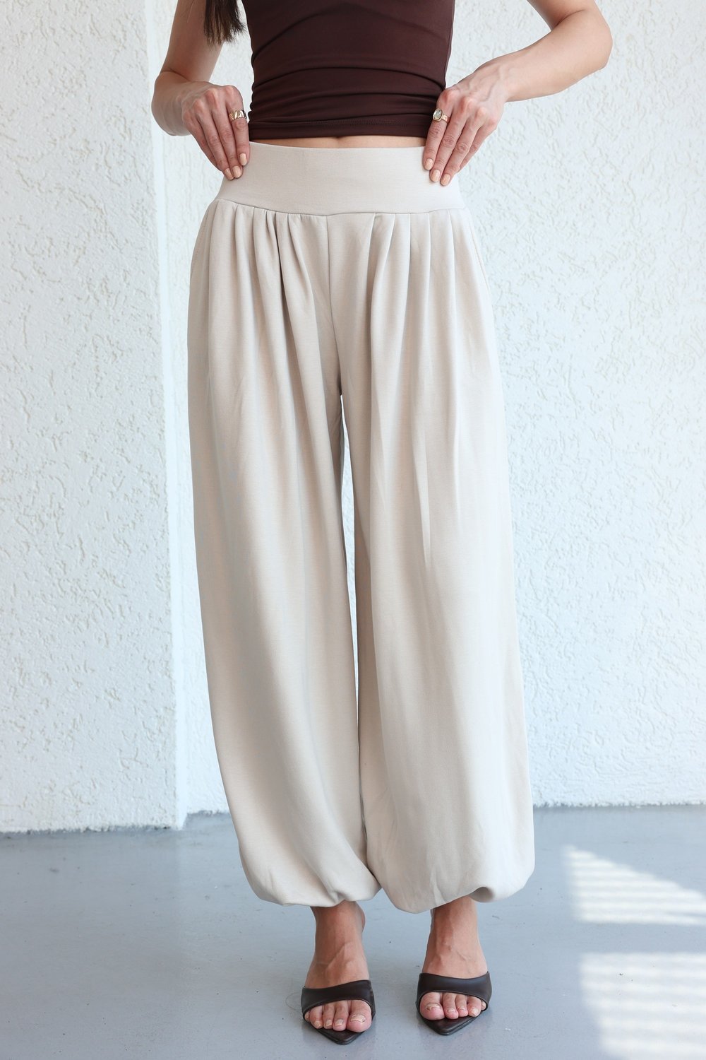 Pile Detaylı Jogger Pantolon
