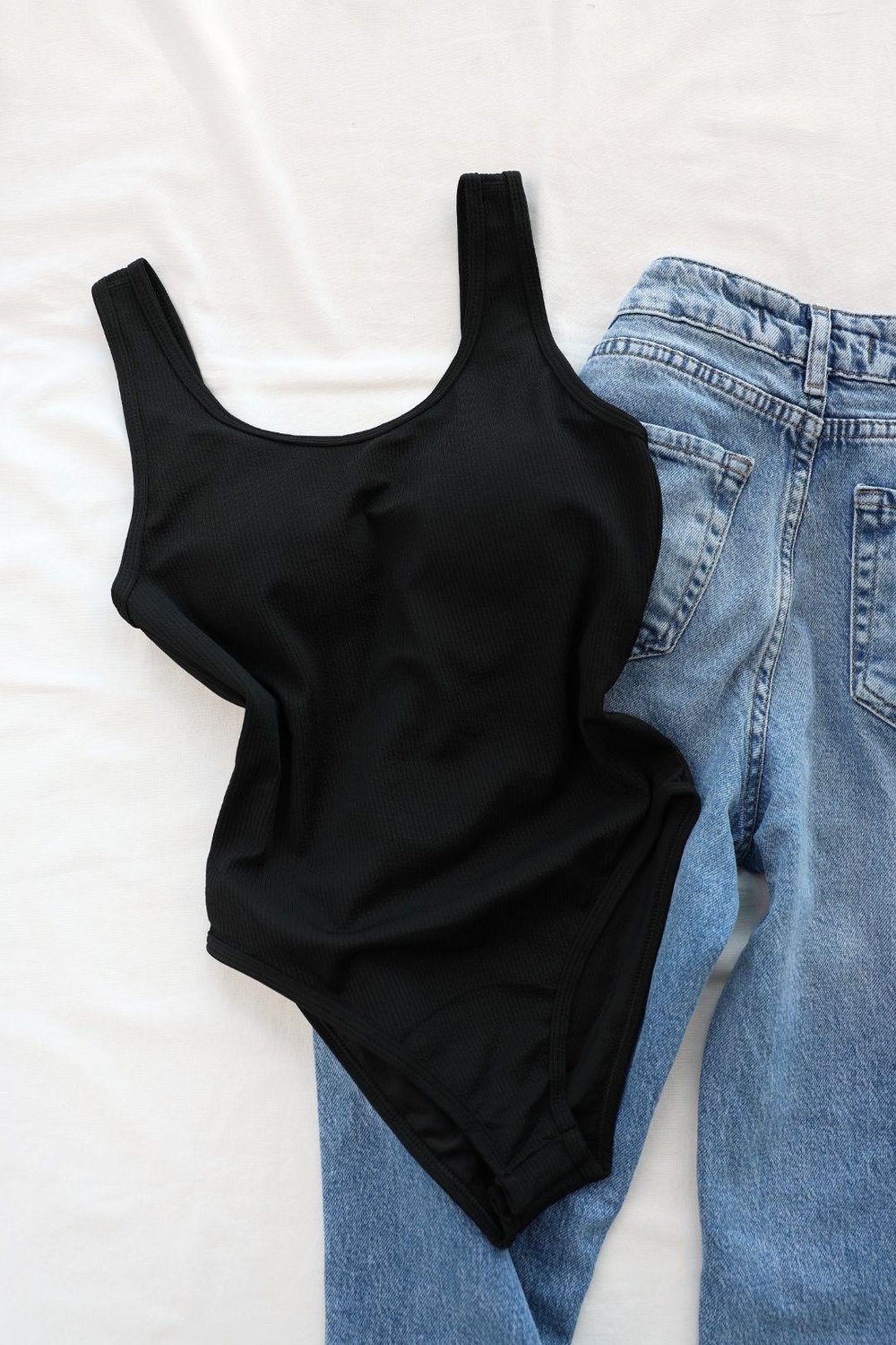 BodysuitFitilli Kaplı Çıtçıtlı Body