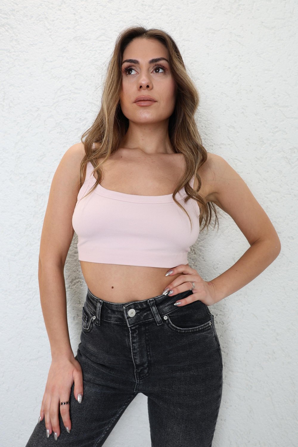 CroptopsDikişsiz Basic Büstiyer