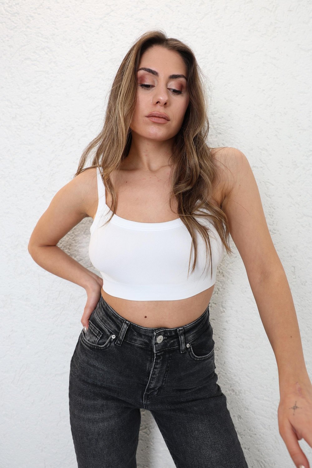 CroptopsDikişsiz Basic Büstiyer