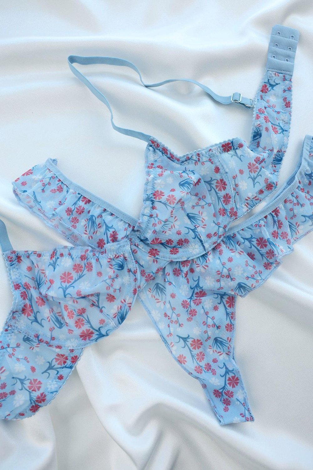 Sütyen TakımBalenli Tül Desenli Takım