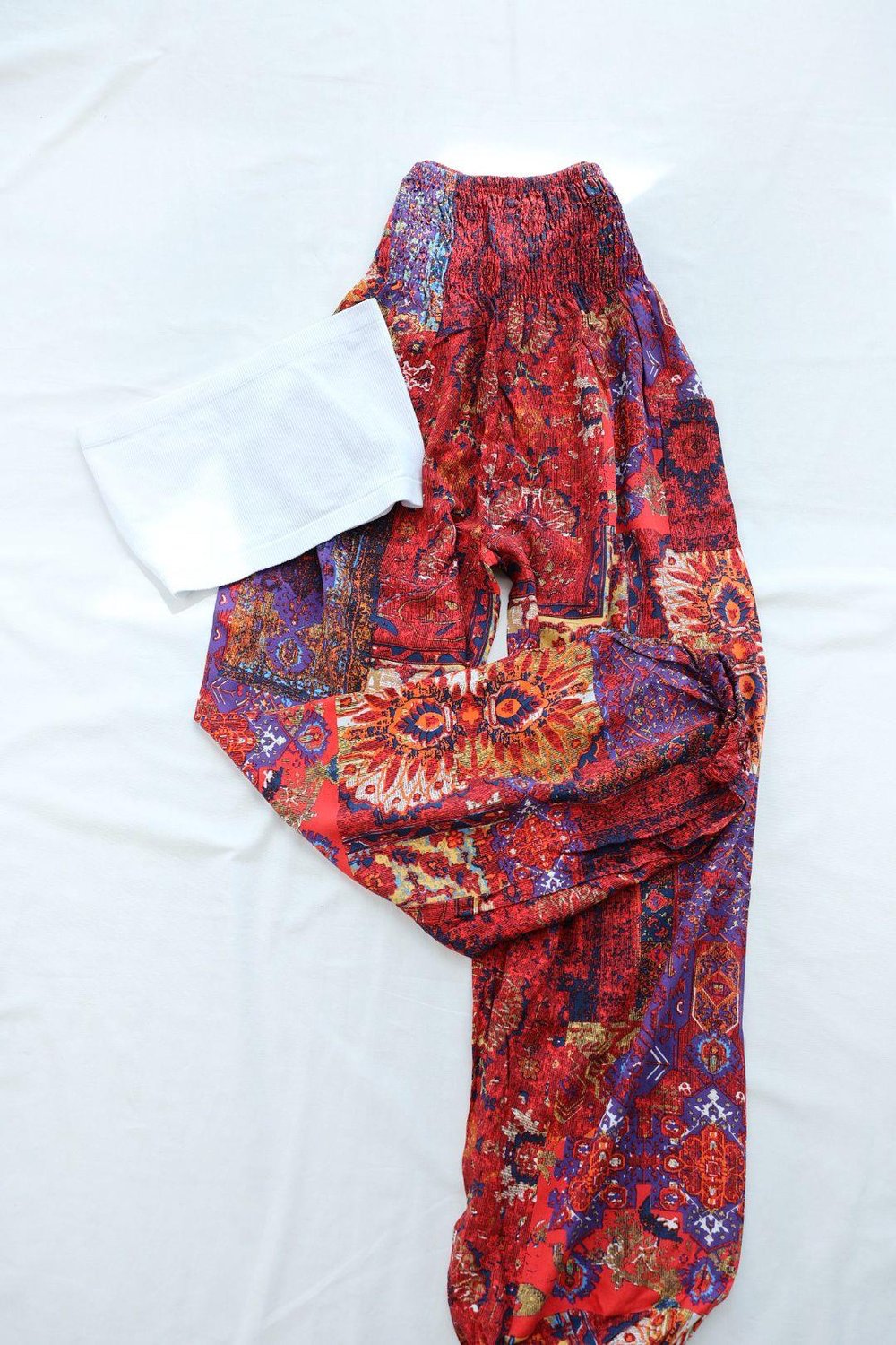 PantolonBeli Gipeli Dokuma Şalvar Pantolon